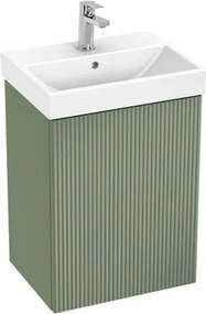 Jika Cubito Style mosdószekrény mosdó nélkül 43x56,5x33 cm mentazöld H40J4451023541
