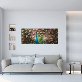 Kép - Páva (120x50 cm)