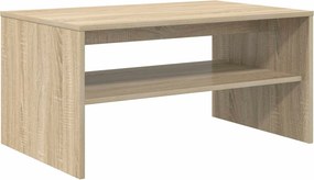 vidaXL Dohányzóasztal Sonoma tölgy 80 x 50 x 40 cm Faanyag