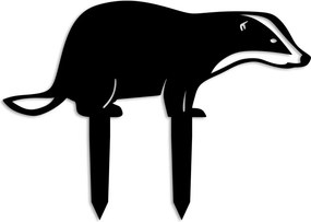 Badger fém kerti dísztárgy, 32×45 cm – TR565TNL1274