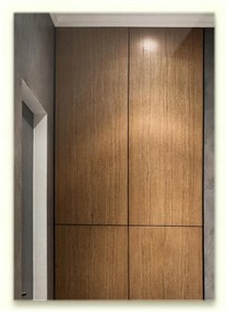 Modern LED-es megvilágított tükör 80x60 cm