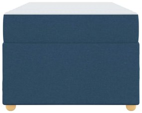 Ágykeret matracmal Kék 80 x 200 cm szövet