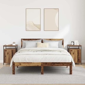 Éjjeliszekrény 2 pcs Régi fa 40 x 42 x 60 cm Faanyag