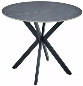 Talia étkezőasztal kerek 90cm szürke