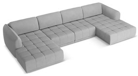 Világosszürke sarokkanapé Hoku – Makamii