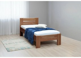 AMBER egyszemélyes ágy 90x200 cm, szilva