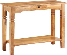 vidaXL tömör akácfa tálalóasztal 100 x 40 x 76 cm
