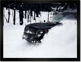 Poszterek keretben 40x30 Szórakozás a hóban Tél