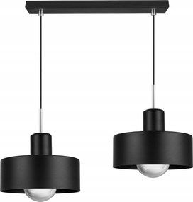 Függő Mennyezeti Lámpa Fekete Fehér Csillár Glamour Modern Loft