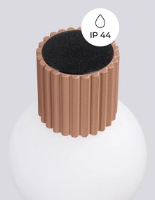 Világosbarna fali lámpa ø 12 cm Orbital – Sollux