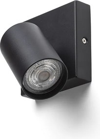 RENDL DUDE SQ přisazená černá 230V LED GU10 9W
