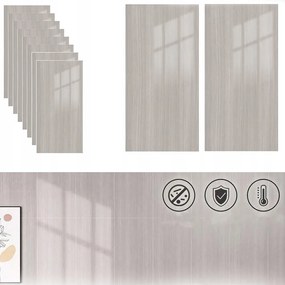 60X30cm Öntapadós 3D Pvc falmatrica, fa utánzat, 10 db