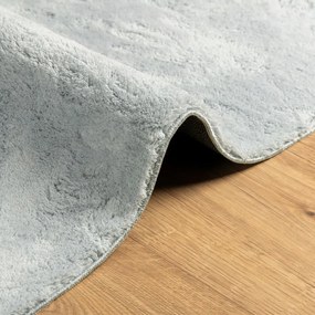 HUARTE kék rövid szálú puha és mosható szőnyeg 80 x 150 cm
