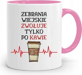 Rózsaszín Bögre Csak Kávé Után Ajándék fényképes nyomattal