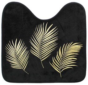 Fekete-aranyszínű fürdőszobai kilépő WC-hez 45x45 cm Orbella – douceur d'intérieur