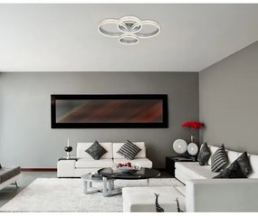 Globo 67260-90 - RUBIO LED 90W mennyezeti lámpa 68x85 cm + távirányító