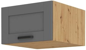 Felső konyhaszekrény Lucid WH 60 NAGU 36 1 F (artisan tölgy + dustgrey). 1045599
