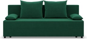 Nobu kanapé, bársony, zöld