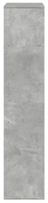 betonszürke szerelt fa térelválasztó 100 x 33 x 156,5 cm