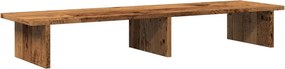 vidaXL antik fa színű szerelt fa monitorállvány 100 x 27 x 15 cm