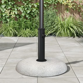 Napernyőalap 37/42/52/58mm oszlopokhoz Világosszürke Beton 20 kg