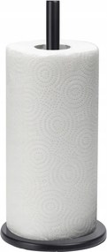Papírtörölköző tartó állvány fém fekete 33 cm 730101