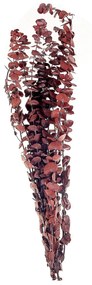 Sötétvörös Szárított Virágcsokor 56 cm BADAJOZ Beliani