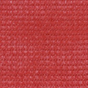 piros HDPE erkélytakaró 75 x 600 cm