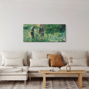 Kép - Auguste Renoir, Picking Flowers, reprodukciók (120x50 cm)