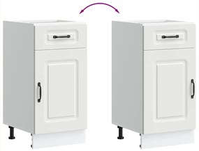 vidaXL Konyhai alsó szekrény Kalmar fehér műfa