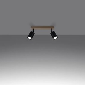 Sollux SL.1291 - Spotlámpa VERDO 2xGU10/10W/230V fekete