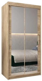 Ruhásszekrény 100 cm Toki 3 (szonoma tölgy + szonoma tölgy). 1065054