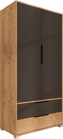 Flora 90 - Sapphire Oak, Anthracite
