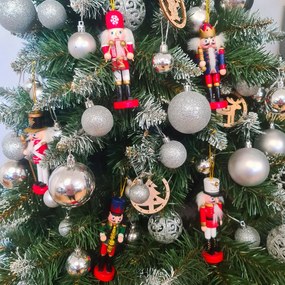 Karácsonyi díszek NUTCRACKER készlet 5 db, színes