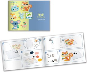 Artistic Aqua - Vizes gyöngykirakó készlet, Bundás barátok - Furry friends