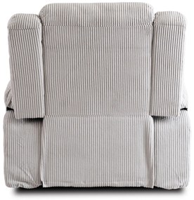 Modern Relaxfotel Szürke Kordbársony Kárpittal. ARTURO