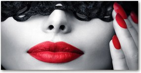 Fotótapéta üveg falra Csipke maszk 140x70