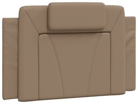 cappuccino színű műbőr fejtámla párna 90 cm