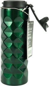 Rozsdamentes termosz MALACHIT 370 ml, zöld