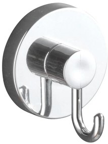 WENKO 20900100 - Vákuumos kampó VACUUM-LOC, kerek, acél, 6 x 6,7 cm, fényes króm