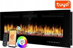 Bot Tuya ES1 intelligens elektromos kandalló, fekete, kicsi, fekete