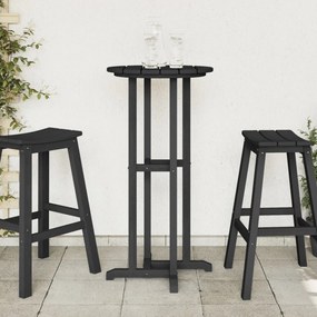 Bárasztal Fekete 55x55x107 cm HDPE