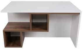 DILAY konferencia asztal 52x100 cm barna/fehér