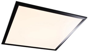 Modern LED panel fekete 44,5x44,5 cm, beépített LED-del, dim to warm funkcióval - Akkie