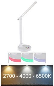 Globo 58445W - GERALDO LED RGBW asztali lámpa, dimmelhető, 5W+2W 58445W