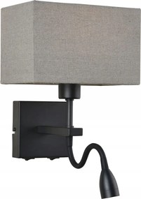 Italux Fali lámpa Norte Led 60W Modern Fekete Matt