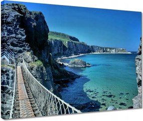 Vászonkép 40x30 Carrick aRede kötélhíd