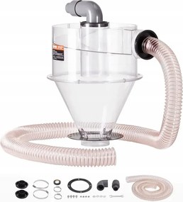 10 cm-es ciklonszeparátor porszívóhoz nedves/száraz működéshez