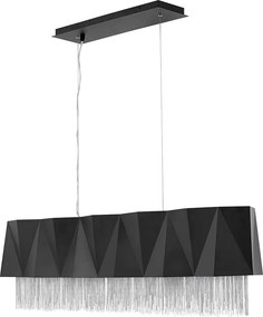 Elstead glamour modern függeszték zuma fekete ezüst elshk-zuma-isle-sbs