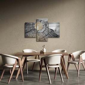 Kép - A fa törzse kollázsban (90x60 cm)